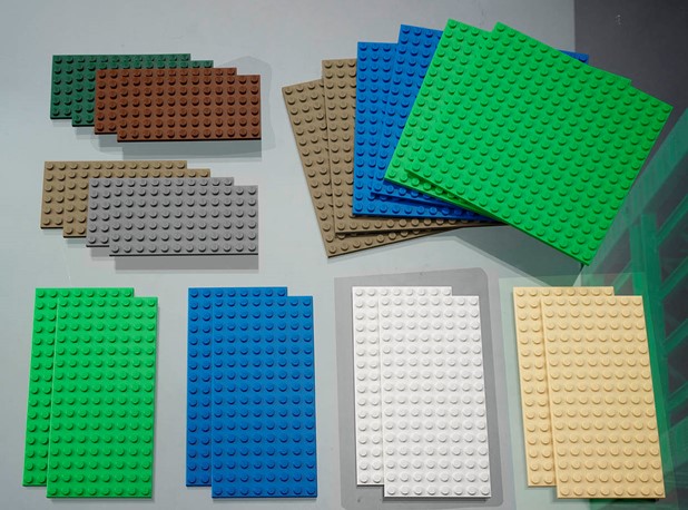 LEGO BASIC MALE PODLOGE ZA GRAĐENJE, 22 kom