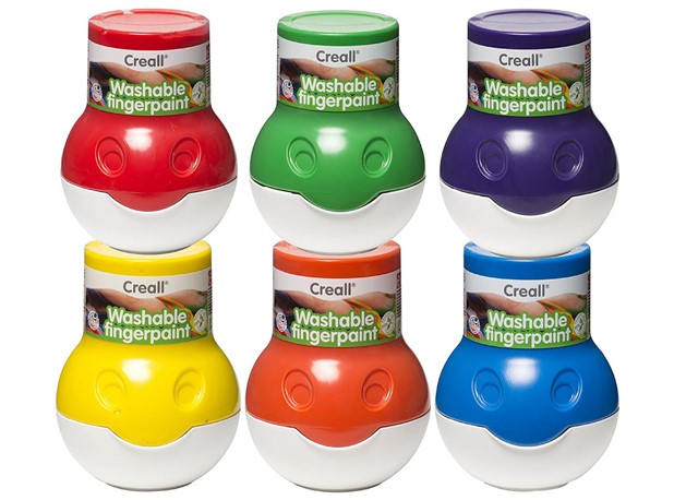 BOJA ZA SLIKANJE PRSTIMA CREALL MINI 6x500ml