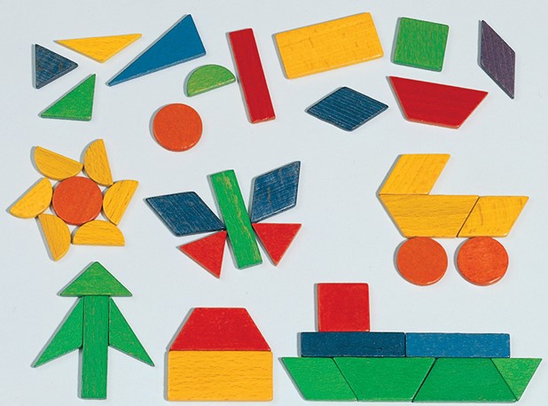 FROEBELOV DAR 7.1: OBOJENI GEOMETRIJSKI OBLICI