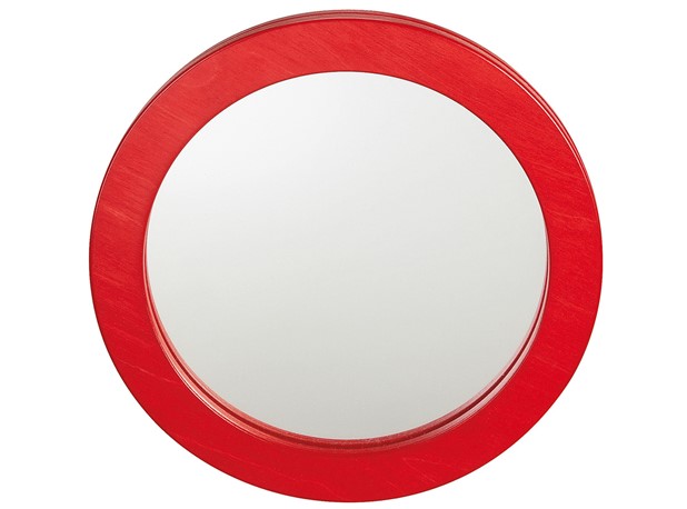 OGLEDALO OKRUGLO, promjer 50cm, ŽUTI OKVIR