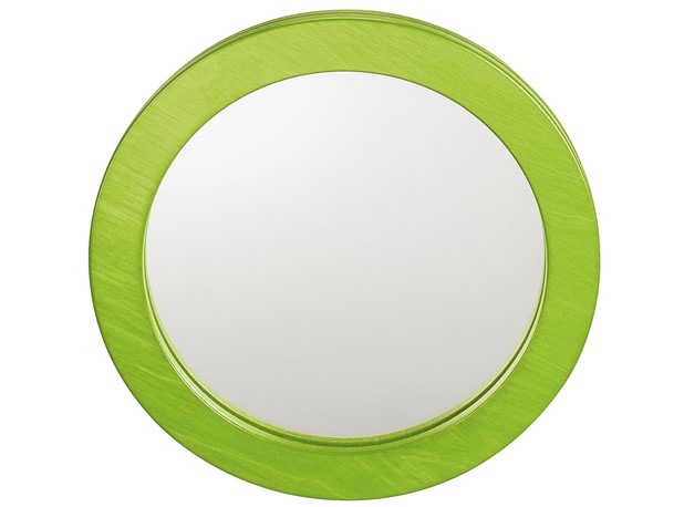 OGLEDALO OKRUGLO, promjer 50cm, ŽUTI OKVIR