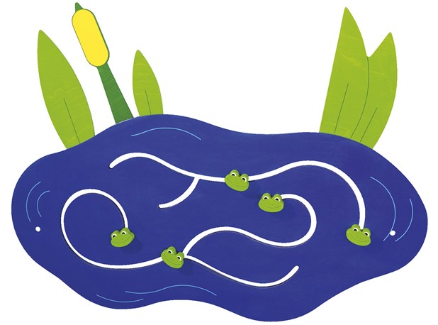 ZIDNA VODILICA JEZERO SA ŽABAMA