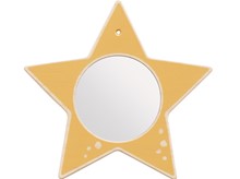 ZIDNA DEKORACIJA ZVIJEZDA S OGLEDALOM