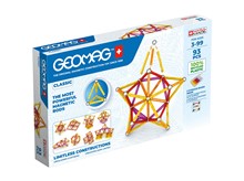 MAGNETNI KONSTRUKTOR GEOMAG ŽUTO-CRVENI, 93 elem.