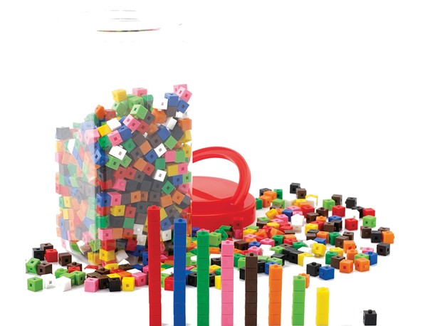 MATEMATIČKE KOCKICE 1cm, 1000 kom