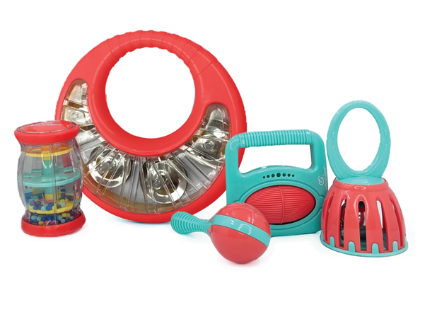 MOJE PRVE UDARALJKE I ŠUŠKALICE CRVENE, 5 kom