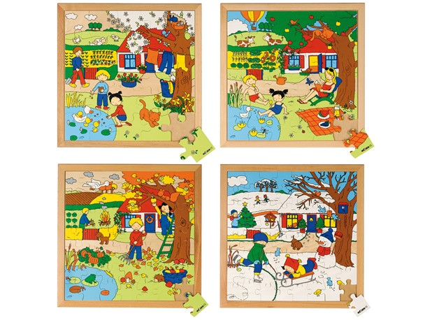 PUZZLE 4 GODIŠNJA DOBA, 4 kom