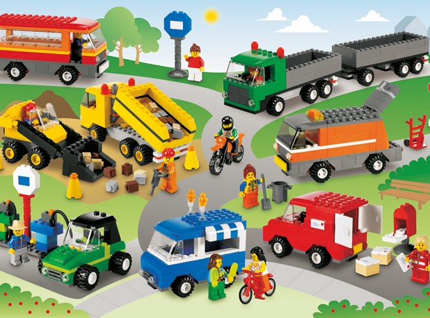 LEGO BASIC VOZILA, 934 elem.