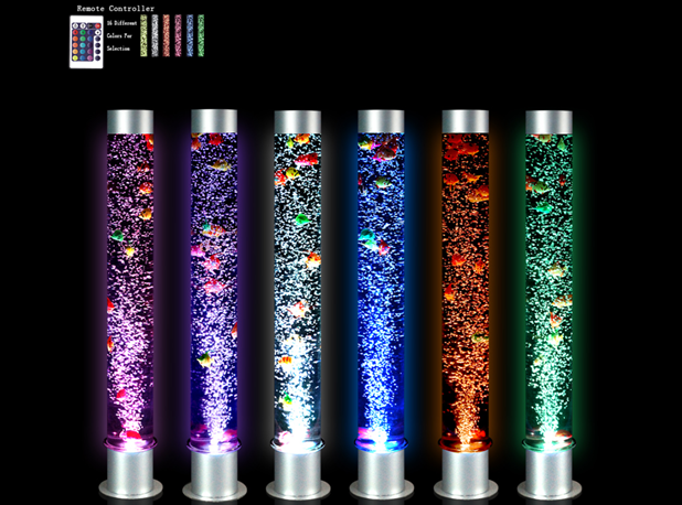 STUP SA SVJETLOM I RIBICAMA 120 cm, promjer 12 cm