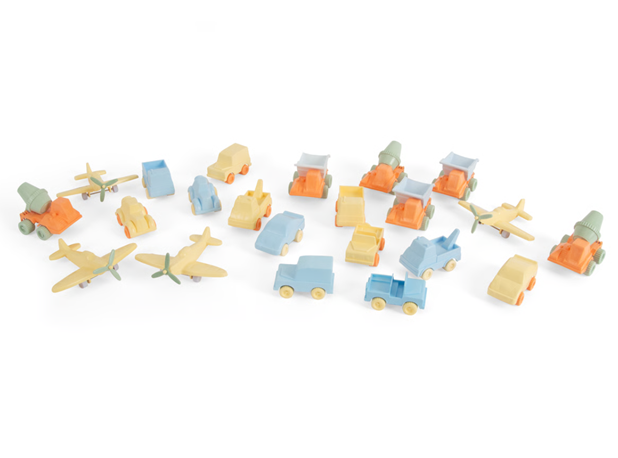 VOZILA RAZNA PASTEL, 22 kom.