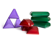 VELIKI SVJETLEĆI DRAGULJI, 9 kom.