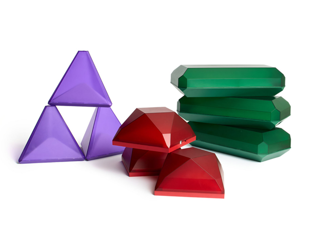 VELIKI SVJETLEĆI DRAGULJI, 9 kom.