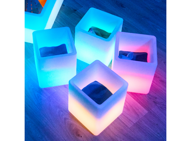 SENZORNE SVJETLEĆE KOCKE, 4 kom.