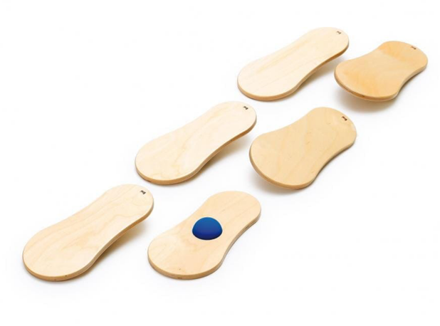 STOPALA ZA BALANSIRANJE, drvena, 6 kom