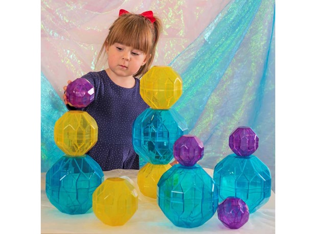 PROZIRNE KUGLE KALEIDOSKOPI, 12 kom