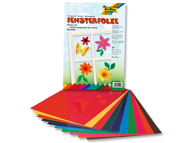 PROZIRNA FOLIJA A4 10 BOJA, 10 listova