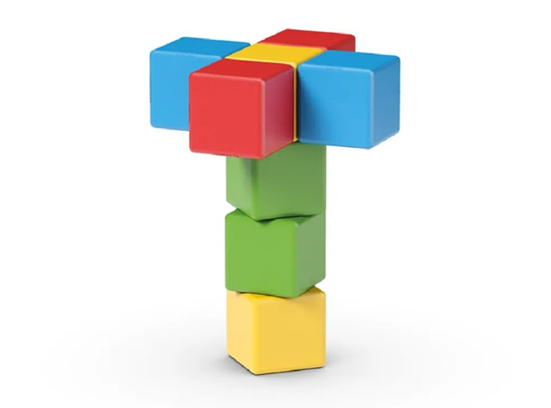 KOCKE ZA SLAGANJE MAGNETNE, 8 elem.