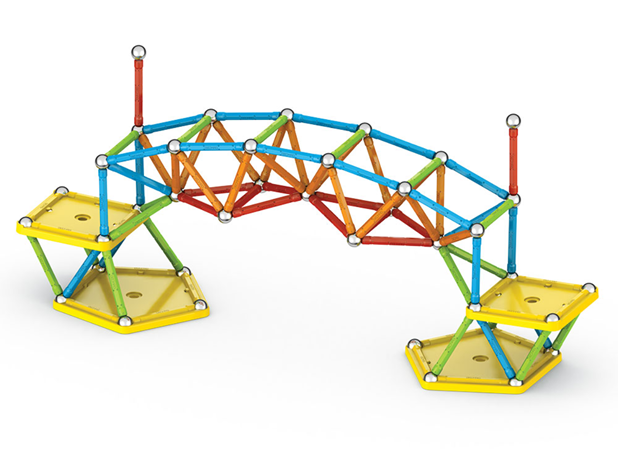 MAGNETNI KONSTRUKTOR GEOMAG SUPERCOLOR, 142 elem.