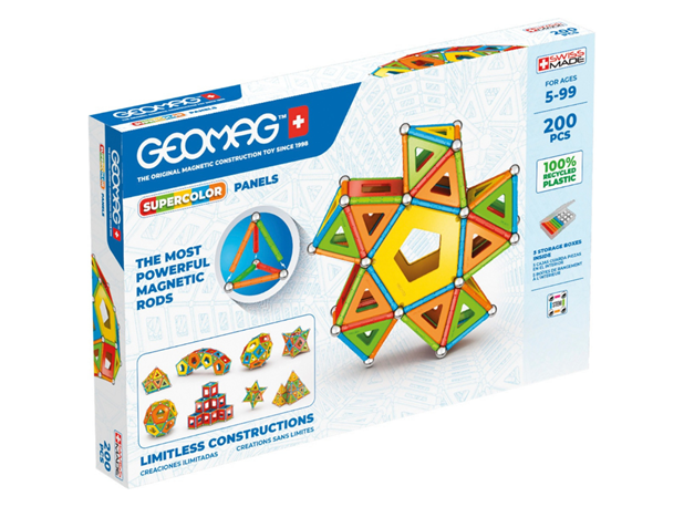 MAGNETNI KONSTRUKTOR GEOMAG SUPERCOLOR, 200 elem.