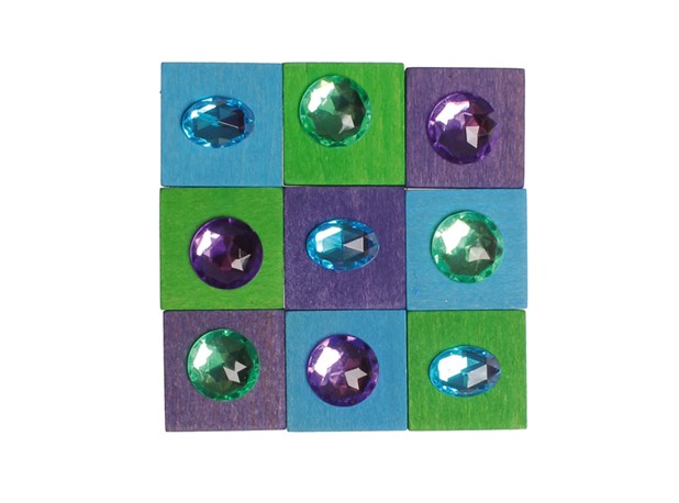 SLAGALICA KOCKE S DRAGULJIMA 24x24cm