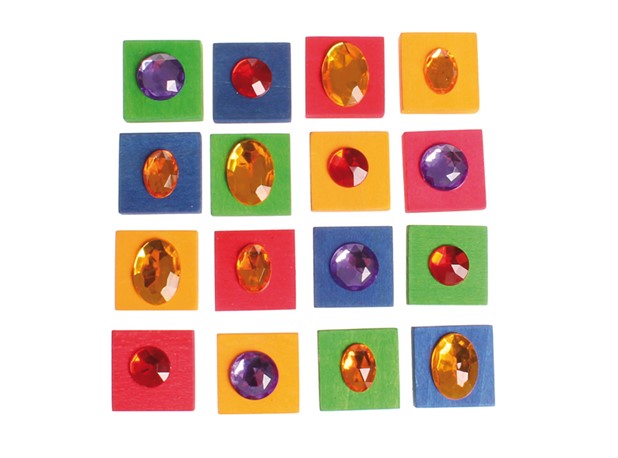 SLAGALICA KOCKE S DRAGULJIMA 24x24cm