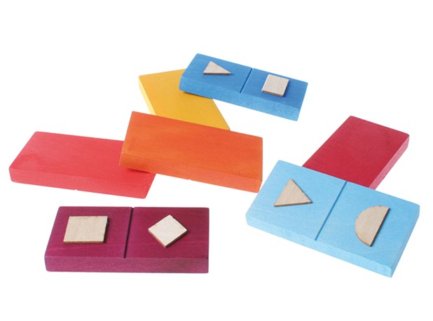 DOMINO GEOMETRIJSKI OBLICI, 28 elem.