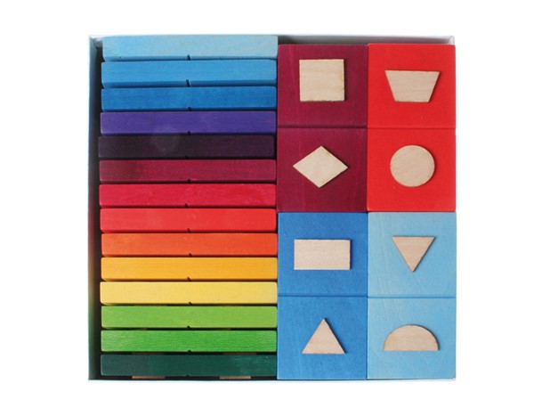 DOMINO GEOMETRIJSKI OBLICI, 28 elem.