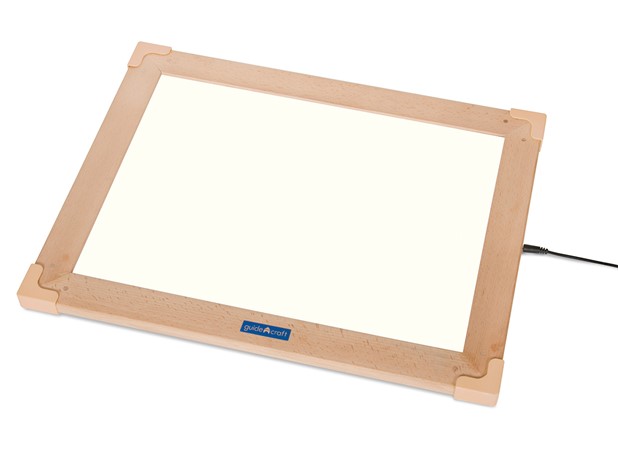 SVJETLEĆA LED PLOČA S DRVENIM OKVIROM