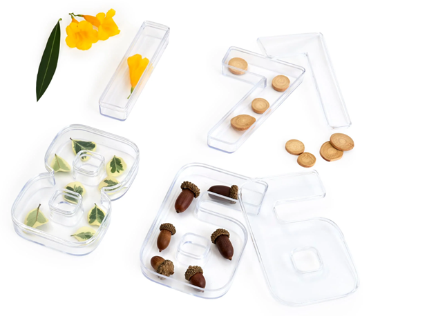 PROZIRNI PLADNJEVI BROJEVI S POKLOPCEM, 10kom