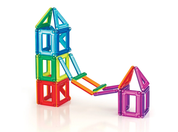 MAGNETNI KONSTRUKTOR CLIX ŠUPLJI, 48 elem.