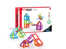 MAGNETNI KONSTRUKTOR CLIX ŠUPLJI, 48 elem.