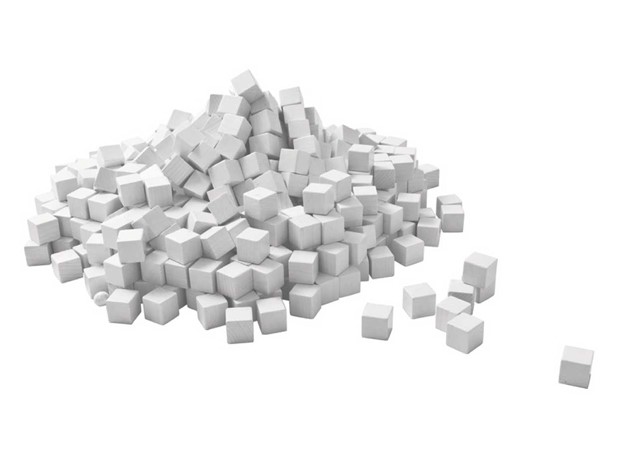 DRVENE KOCKE ZA SLAGANJE, 500 kom