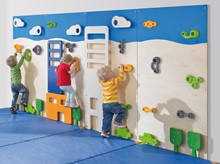GIMNASTIČKI ZID ZA PENJANJE GRAD, 4 elementa