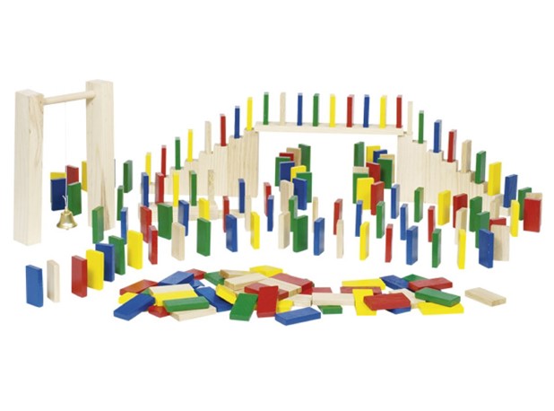 DOMINO KOCKE U BOJI, 250 kom