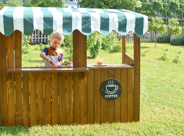 PRODAJNI ŠTAND ZA IGRU NA OTVORENOM