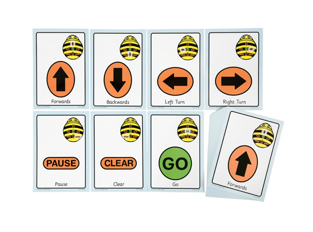 KARTICE ZA PROGRAMIRANJE BEE-BOT ROBOTA