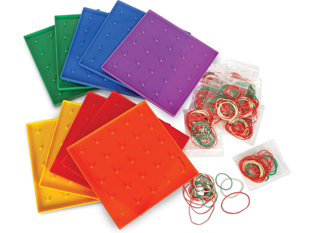 GEO PLOČE U BOJI 18x18cm, 10 kom