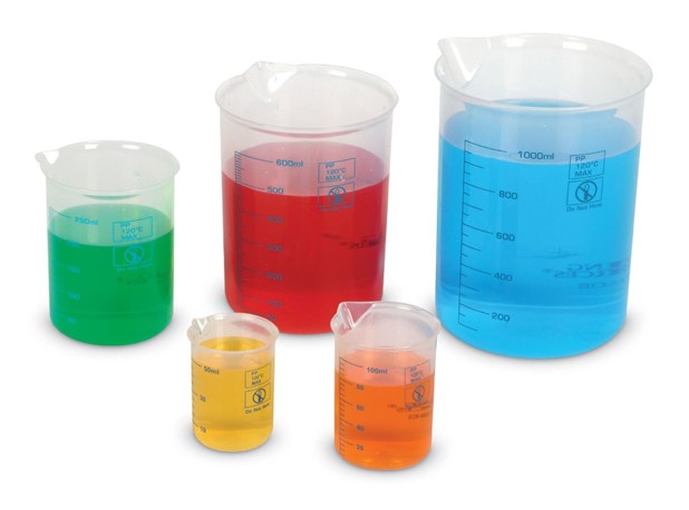 POSUDE ZA MJERENJE VOLUMENA, 5 kom, 1000 mL