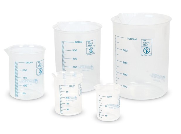 POSUDE ZA MJERENJE VOLUMENA, 5 kom, 1000 mL