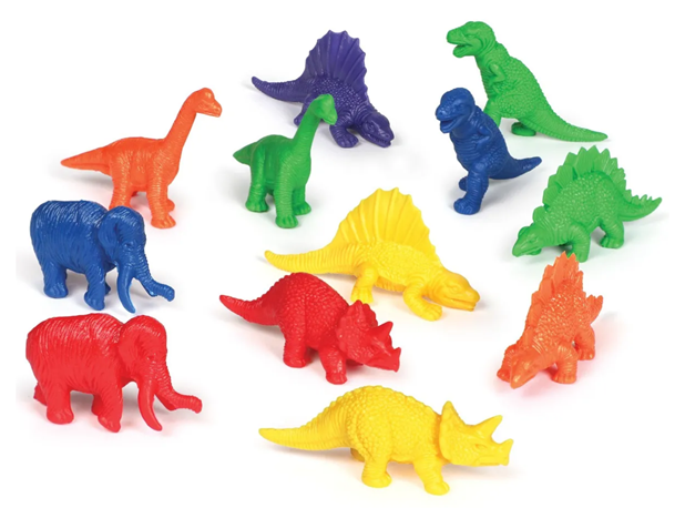 DINOSAURI ZA RAZVRSTAVANJE, 108 kom