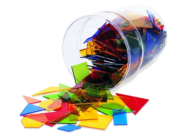 PROZIRNI GEOMETRIJSKI OBLICI, 200 elem.