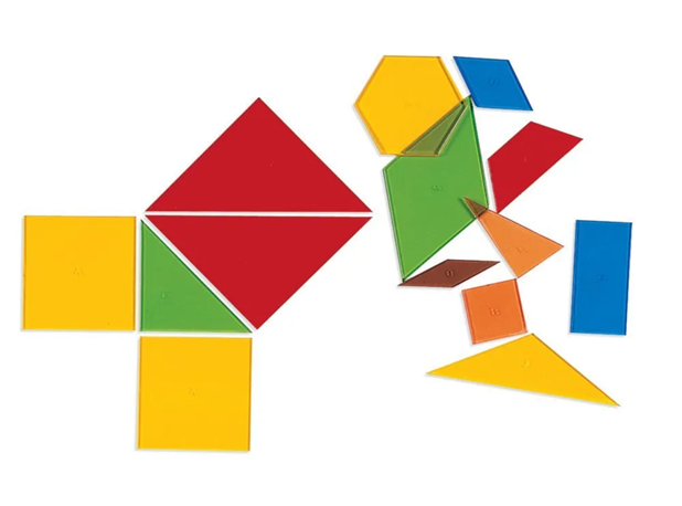 PROZIRNI GEOMETRIJSKI OBLICI, 200 elem.