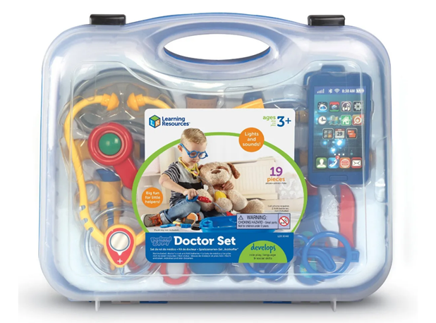 KOMPLET ZA MALOG DOKTORA U KOFERU, 19 elem.