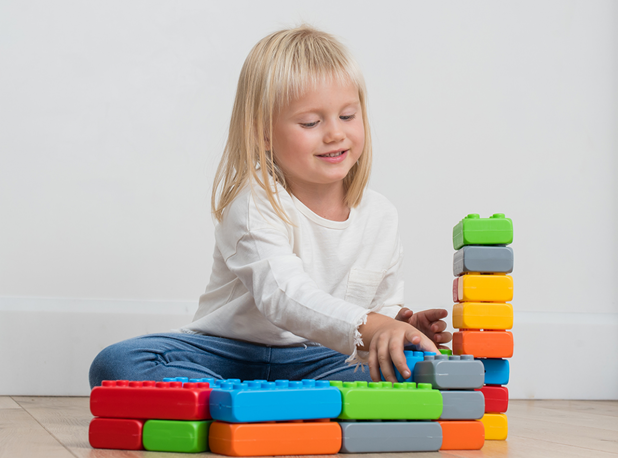 KOCKE ZA SLAGANJE JUNIOR, 140 elem.