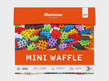 MINI KONSTRUKTOR WAFFLE, 500 elem.