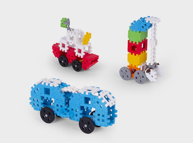 MINI KONSTRUKTOR WAFFLE RAZNI OBLICI, 500 elem.