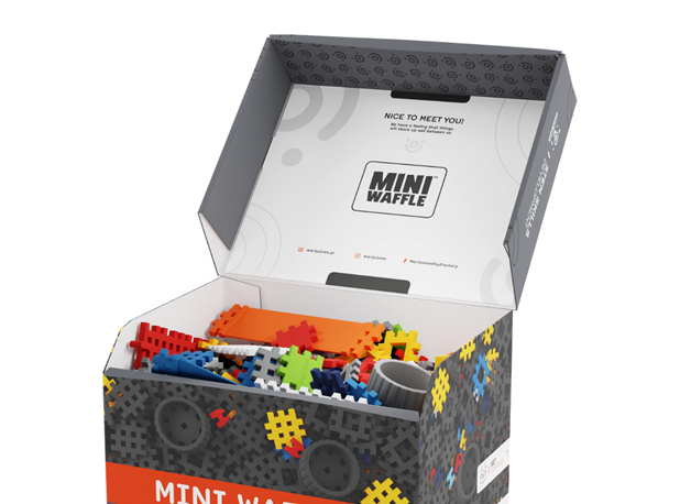 MINI KONSTRUKTOR WAFFLE - EXPERT, 501 elem.