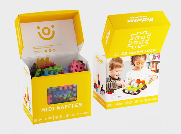 MIDI KONSTRUKTOR WAFFLE, 180 elem.