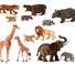 DIVLJE ŽIVOTINJE I MLADUNČAD. 12 KOM