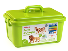 DOMAĆE I DIVLJE ŽIVOTINJE 30 KOM, U KUTIJI